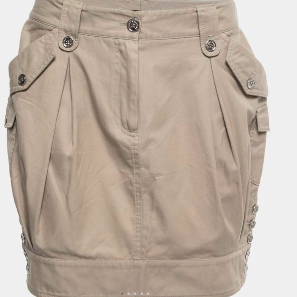 Dolce & Gabbana
Dolce & Gabbana Beige Cotton Pocket Detail Mini Balloon Skirt